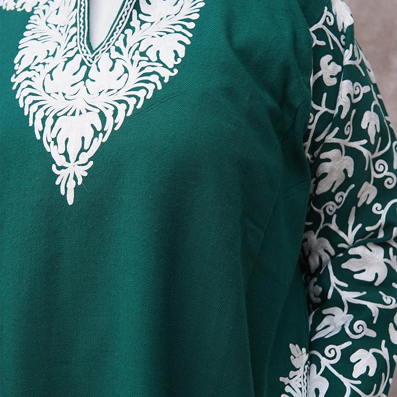 Winter Special Embroidered Woolen Kurta – Sarang